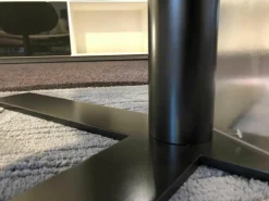 Sessel Mart MPG15 Stoff Sera Dunkelgrau Gestell Nickel Bronzefarben