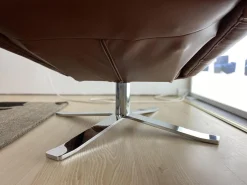 Sessel Max Leder L7035D Braun mit Kippfunktion