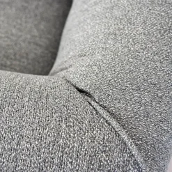 Sessel Mia Bezugsstoff Dune Grau Basis Drehbar Mit Rückholmechanismus