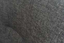 Sessel Mit Hocker 594 Bezug Stoff 17 048 Stahlblau Graublau Hinten Leder 38 112 Kupferbraun Gestell Vierfuß Stahl Glatt Umbragrau Grau Mit Kissen