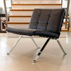 Sessel Modell 1600 Leder Montana Schwarz