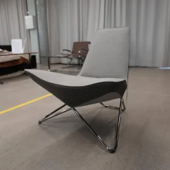 Sessel My Chair 248-10 C Bezug Kerala 7696 Shadow Seitenteile Vintage 1410 Cigar Gestell Schwarzchrom