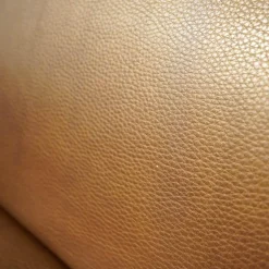 Sessel Nasa Leder Rustical Braun Gestell Edelstahl