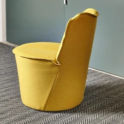 Sessel Nenou Hoch Bezug Stoff 7204 Curry