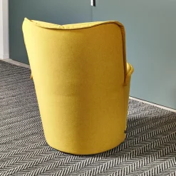 Sessel Nenou Hoch Bezug Stoff 7204 Curry