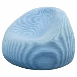 Sessel Otto Corda Rope Cucita T9889 Blau Mit Abnehmbarem Bezug