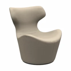 Sessel Piccola Papilio Stoff Ego 2153 100 Weiß Drehgestell Grau Metallisiert