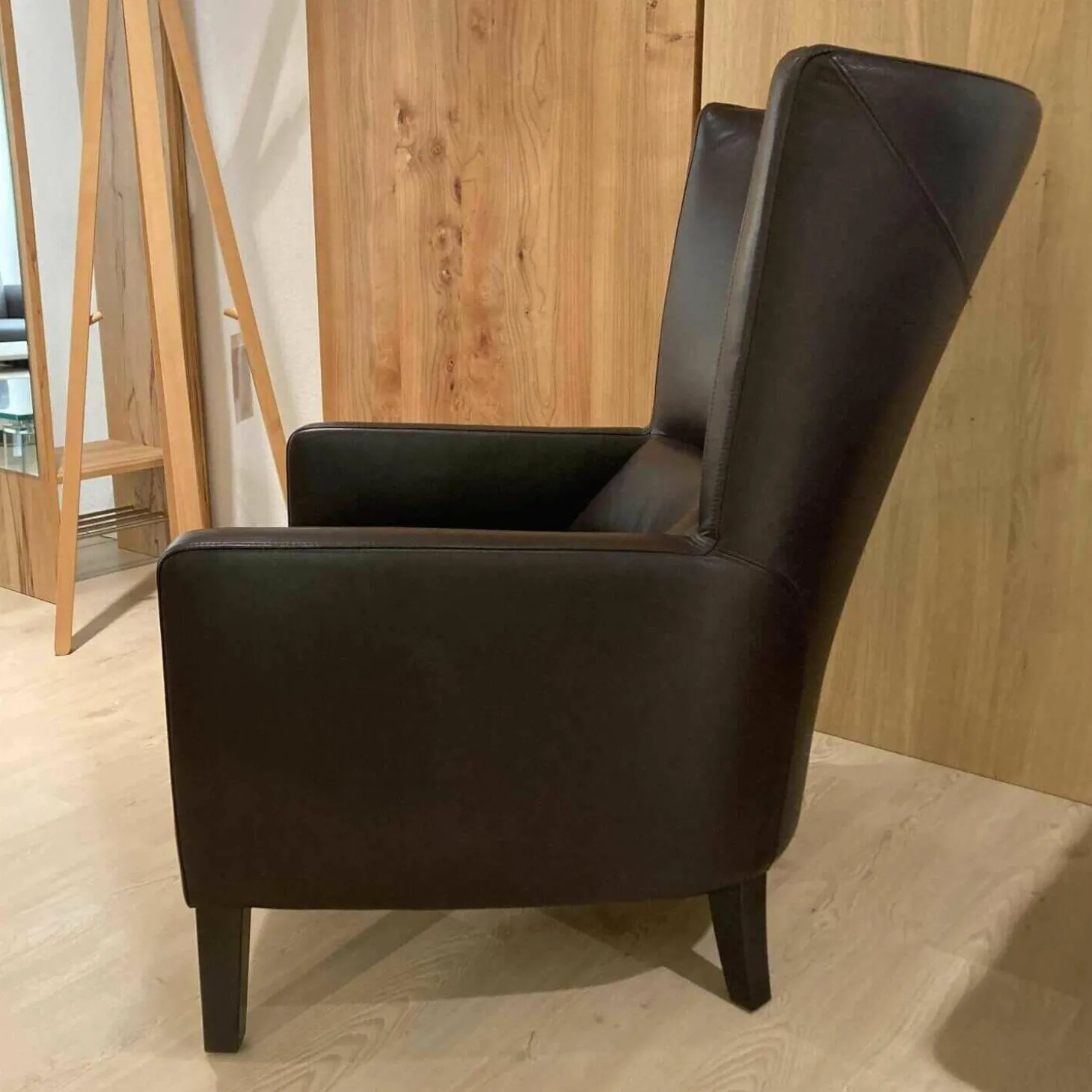 Sessel Premio Braun Leder L7038D Silk Braun