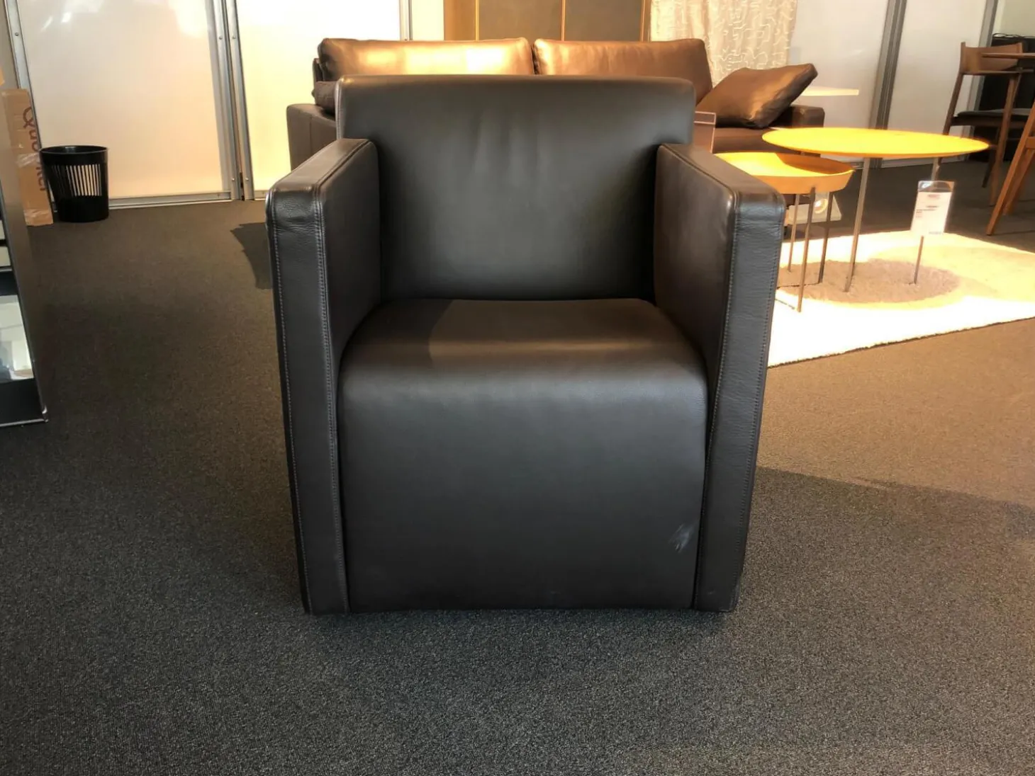 Sessel Quant Leder 284 Mocca Bodennah