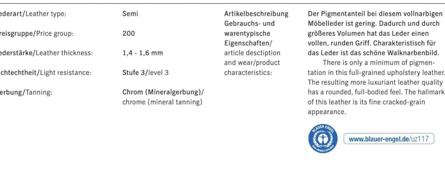 Sessel Quant Leder 284 Mocca Bodennah