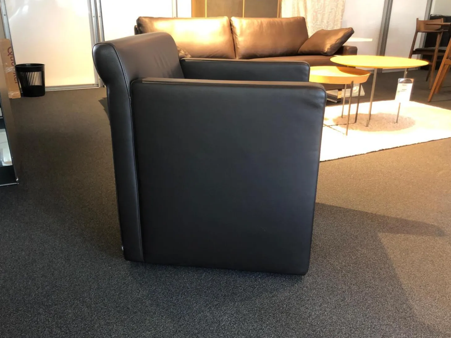 Sessel Quant Leder 284 Mocca Bodennah