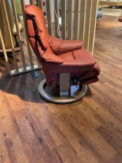 Sessel Reno Leder Paloma Dark Henna M mit Power ohne Batterie