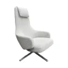 Sessel Repos 210 746 00 Stoff Nubia F100 Creme Sierragrau Grau Gestell Poliert