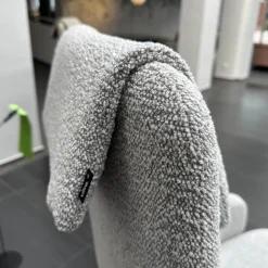 Sessel Repos 210 746 00 Stoff Nubia F100 Creme Sierragrau Grau Gestell Poliert