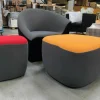 Sessel Seating Stone mit 2 Hockern
