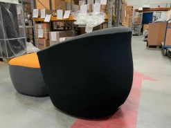 Sessel Seating Stone mit 2 Hockern