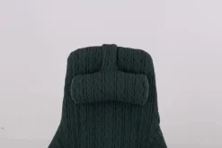 Sessel Sola Stoff Cricket Reed K5232 01 Grün Füße Holz Schwarz Inklusive Nackenkissen