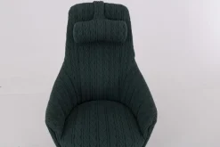 Sessel Sola Stoff Cricket Reed K5232 01 Grün Füße Holz Schwarz Inklusive Nackenkissen