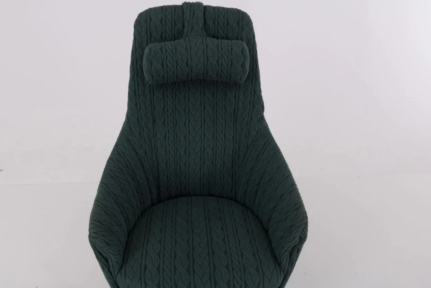 Sessel Sola Stoff Cricket Reed K5232 01 Grün Füße Holz Schwarz Inklusive Nackenkissen