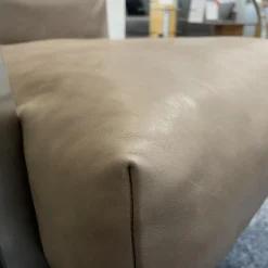 Sessel Und Hocker Gin Bezug Leder Rancho Lava Mit Metallarmlehnen