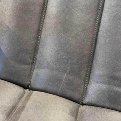 Sessel Und Hocker Healey Lounge Leder Vintage mit Hocker 1410 Cigar 4-Fuss Kreuzgestell Alu Matt Bro