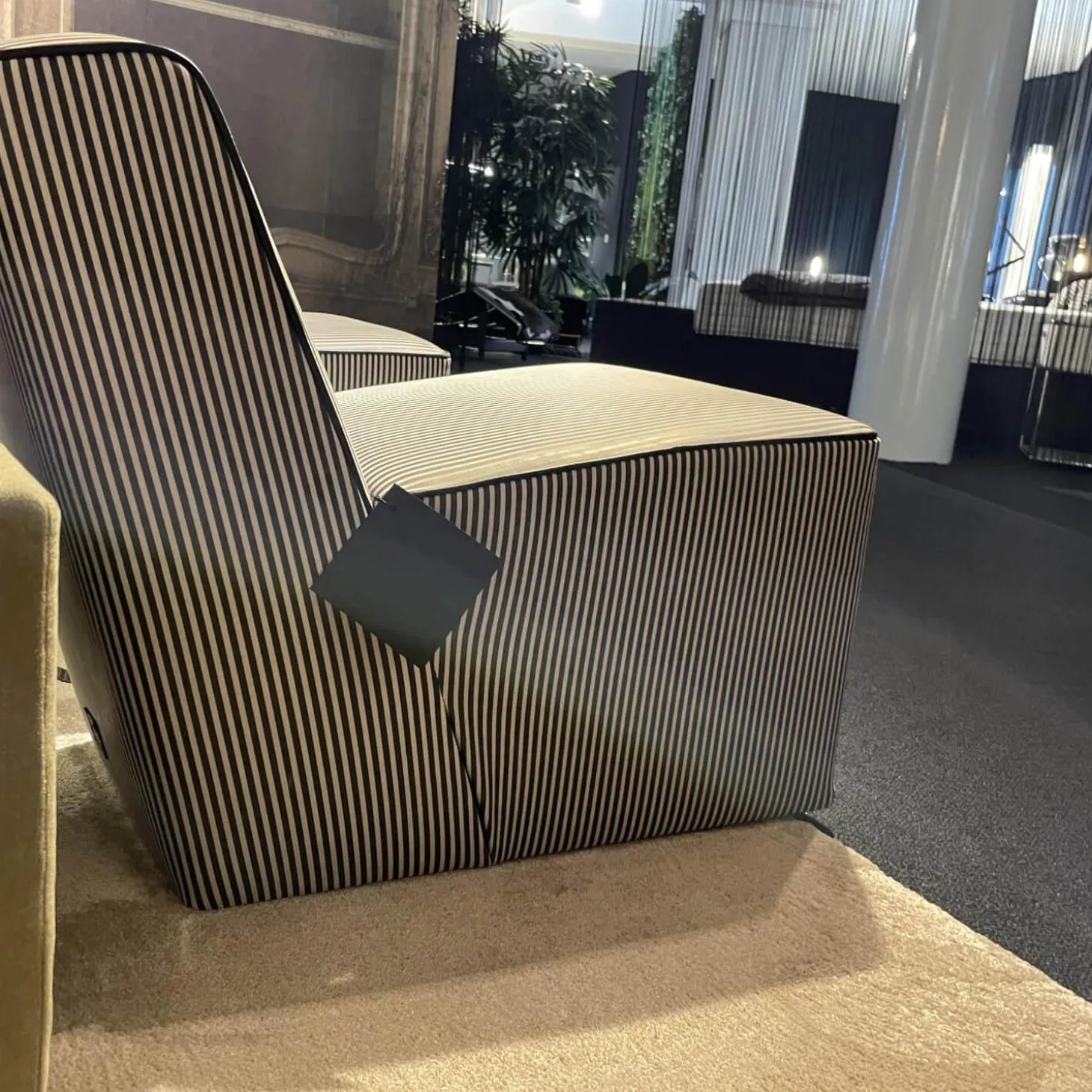 Sessel Vienna Baby Leder Bedruckt Day Thickline Riga Spessa MI18