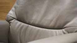 Sessel View M Leder Batick Mole Braun Gestell Classic Wenge Gebeizt Inklusive Hocker