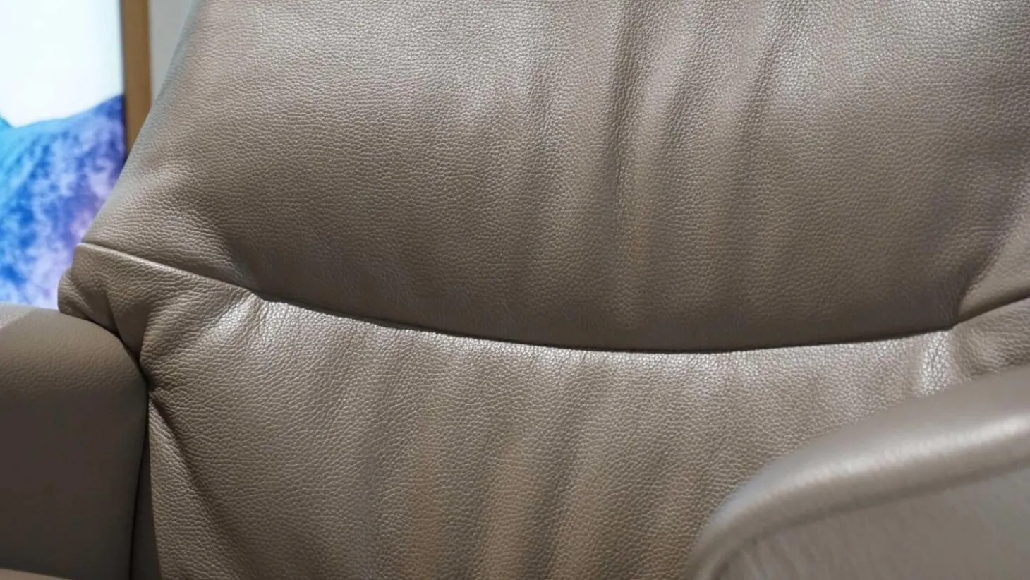 Sessel View M Leder Batick Mole Braun Füße Classic Wenge Gebeizt Mit Power Leg And Back