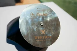 Sessel W100 Limited Edition Anilinleder Schwarz L 720010 Fuß Tellerscheibe Edelstahl Schwarz Drehbar