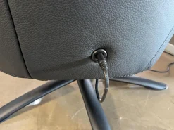 Sessel WK687 Bosso 7321 Leder Dino Schwarz mit motorischen Funktionen