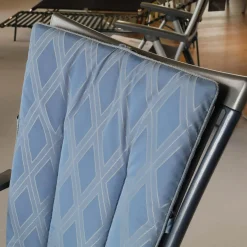 Sesselgruppe Luxor Mit Sesselauflage Lorenzo Gestell Azur Mit Applikation Graphit