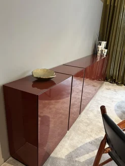 Sideboard Alea Beere Hochglanz Abdeckplatten Abnehmbar Magnetisch