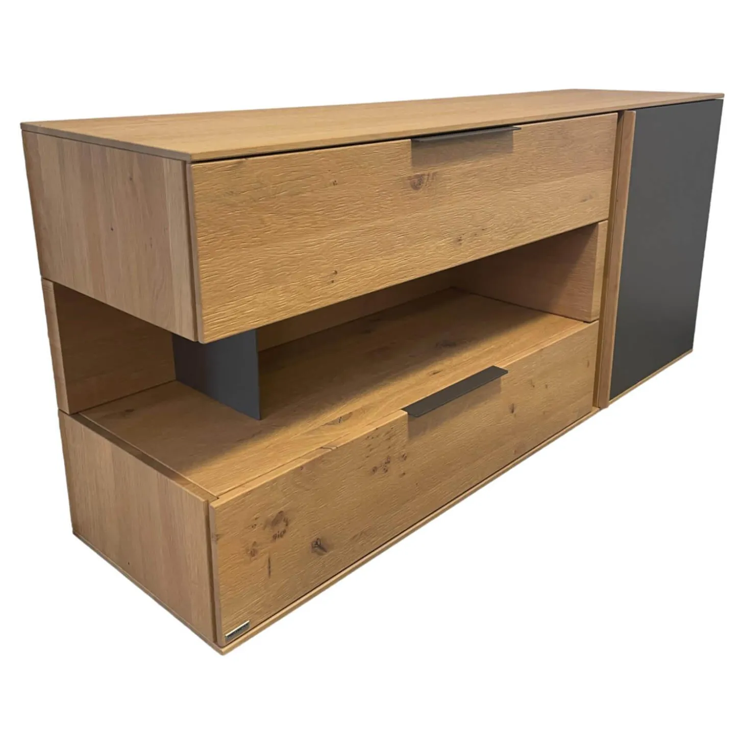 Sideboard Avida Holz Natur Grau