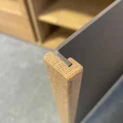 Sideboard Avida Holz Natur Grau