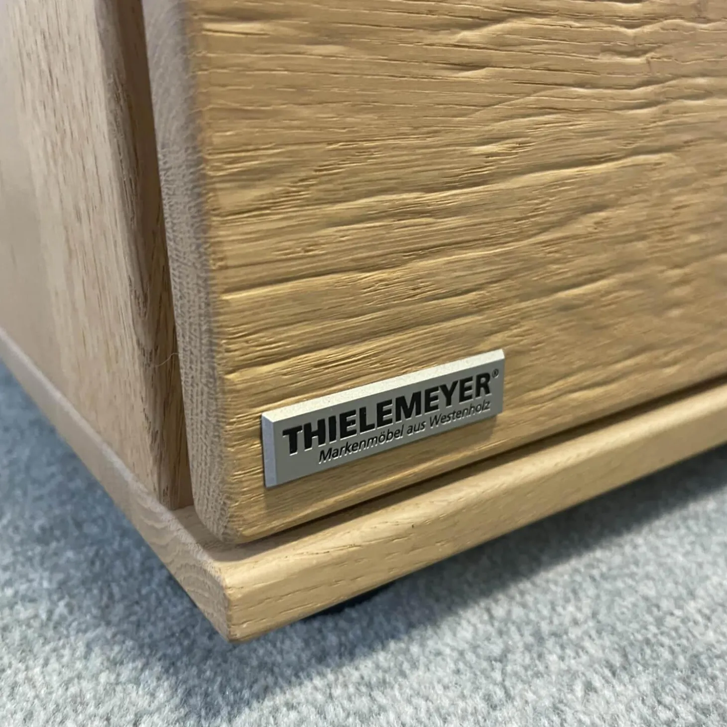 Sideboard Avida Holz Natur Grau