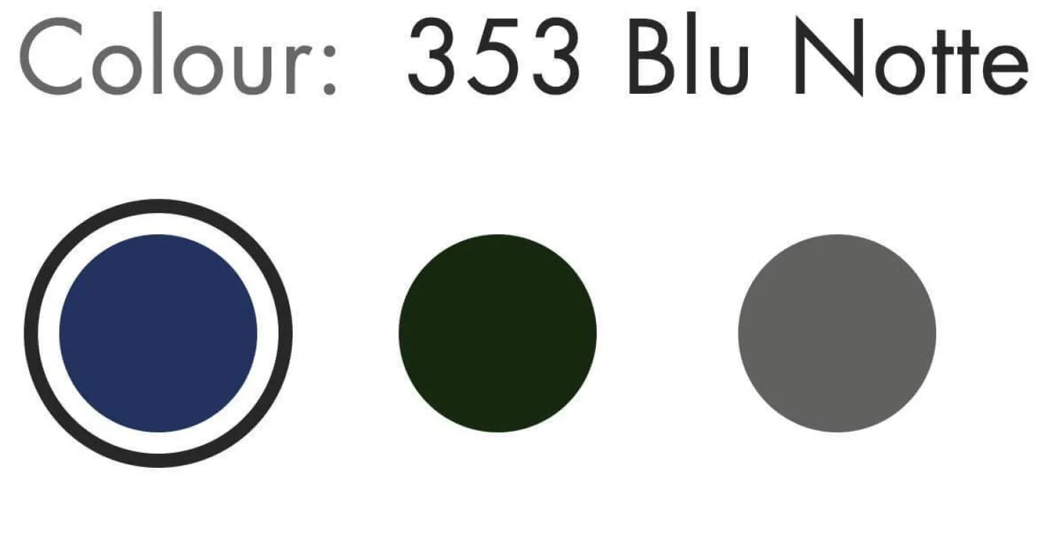 Sideboard Belt 900 353 Blu Notte Matt Dunkelblau Füße 306 Brüniert Oxidiert