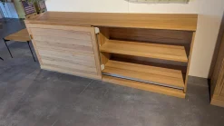 Sideboard Caletta Kernbuche Teilmassiv Geölt mit Schiebetüren