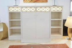 Sideboard Carino Lack Weißbeige mit Beleuchtung