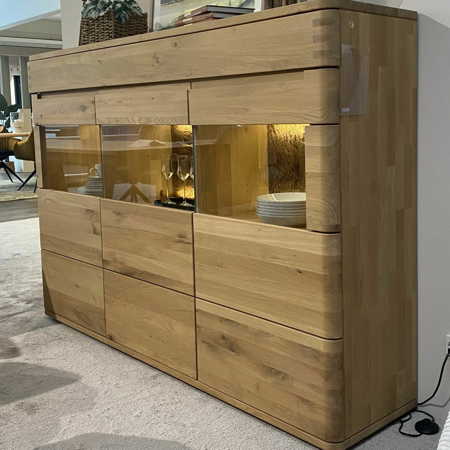 Sideboard Cartago Soft Wildeiche Bianco