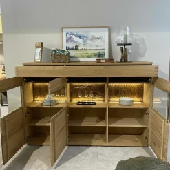 Sideboard Cartago Soft Wildeiche Bianco