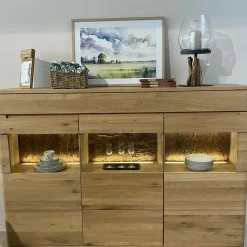 Sideboard Cartago Soft Wildeiche Bianco
