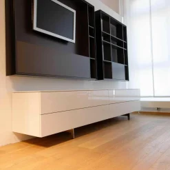 Sideboard Change Lack M103 Schneeweiß Hochglanz