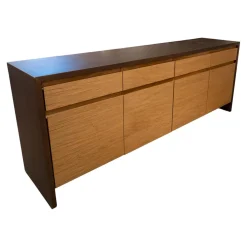 Sideboard Credenza Eiche Bronze lackiert