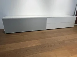 Sideboard Cube Change Lack Schneeweiß M03 mit Mediamodul