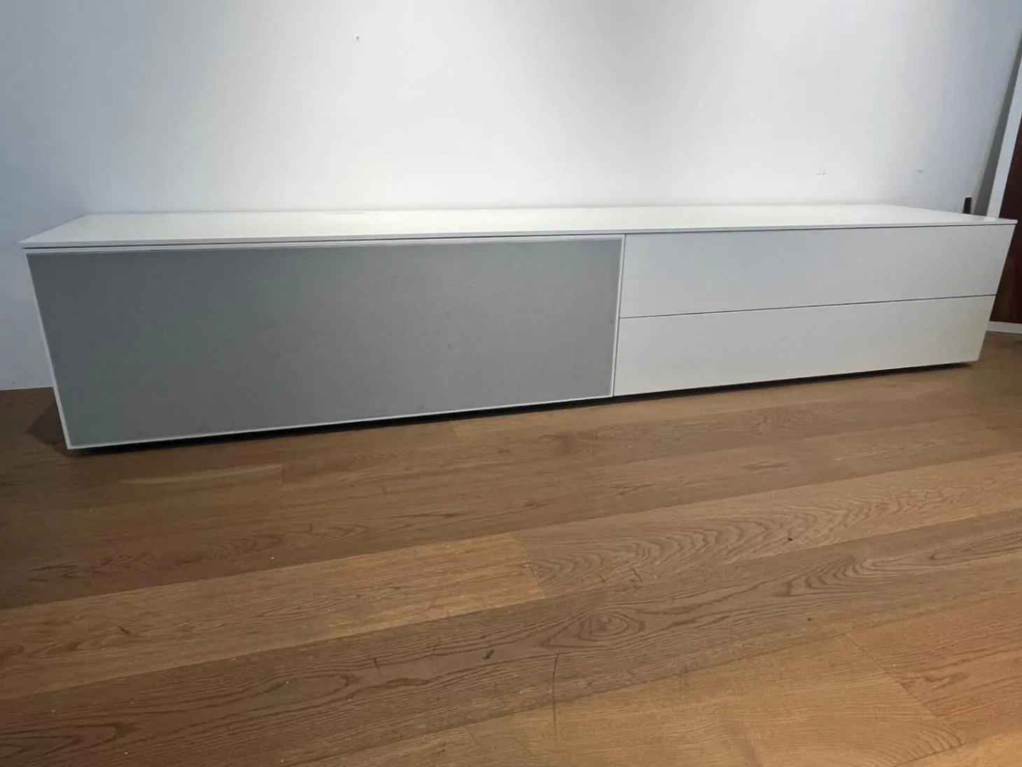 Sideboard Cube Change Lack Schneeweiß M03 mit Mediamodul