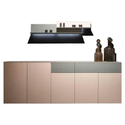 Sideboard Cube Change Und Lilu Winkelregal Inklusive Beleuchtung Lack Muschel Und Lack Laguna