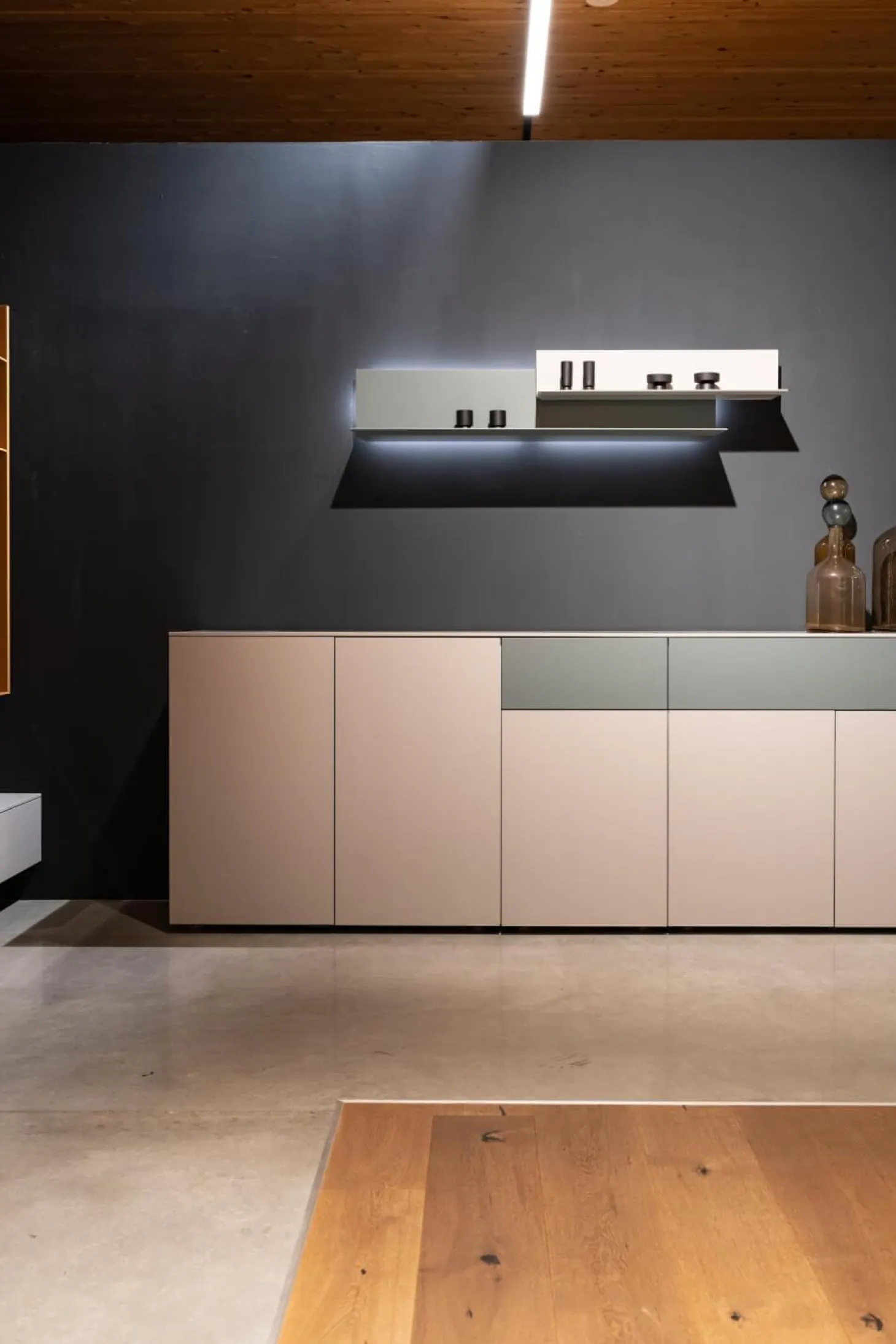 Sideboard Cube Change Und Lilu Winkelregal Inklusive Beleuchtung Lack Muschel Und Lack Laguna