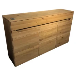 Sideboard Divano Wildeiche Massiv Oberfläche Bianco Geölt