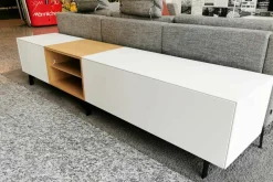 Sideboard Edit Quick MDF Mattlack P01/P01 Weiß E08 Eiche