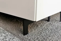 Sideboard Edit Quick MDF Mattlack P01/P01 Weiß E08 Eiche